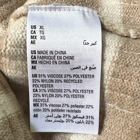 On 34th Women's Sequined Striped Mock-Neck Sweater Size XL - Picture 8 of 12